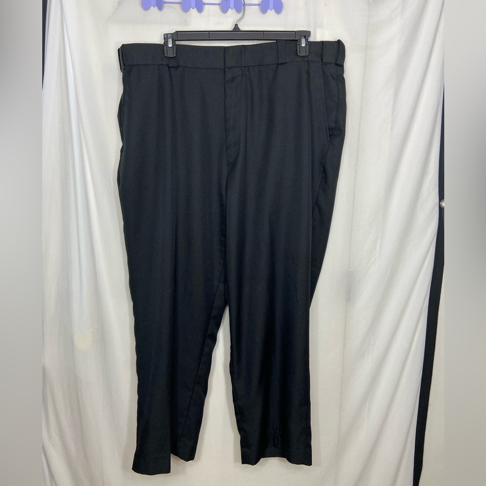 NWOT Tact Squad men's solid black‎ formal dress pants straight leg business 46